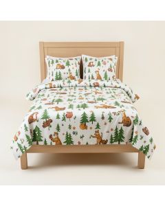 Forest Park 6 Piece Crib Bedding Set (synthetic illustration; no displayed measurements)