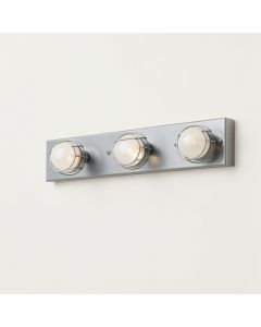 3-Light Industrial Bathroom Vanity Light Metal Wire Cage Wall Sconce Wall Lamp (synthetic illustration; no displayed measurements)