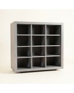Hill Branch Empty Mug-Storage Cabinet Insert - Gray (synthetic illustration; no displayed measurements)