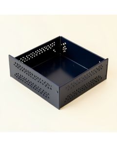 Aspen Falls Empty Under-Desk Cable Tray - Navy (synthetic illustration; no displayed measurements)