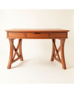 Juniper Bend Writing Desk - Terracotta (synthetic illustration; no displayed measurements)