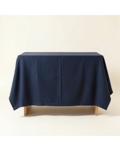 Dawn Bend Flat Bed Sheet - Navy (synthetic illustration; no displayed measurements)