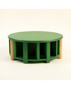 Fern Branch Shoe Storage Bench - Green (synthetic illustration; no displayed measurements)