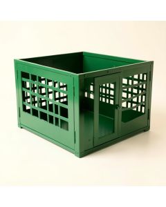 Reed Crossing Empty Furniture-Style Pet Crate - Green (synthetic illustration; no displayed measurements)