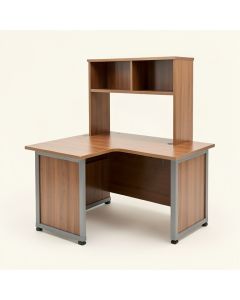 Masala Reversible L-Shape Executive Desk With Hutch (synthetic illustration; no displayed measurements)