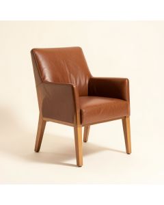 Agnes Berner Upholstered Solid Wood Side Chair (synthetic illustration; no displayed measurements)
