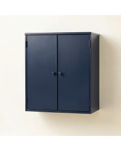 Sage Canyon Wall-Mounted Laundry Cabinet - Navy (synthetic illustration; no displayed measurements)