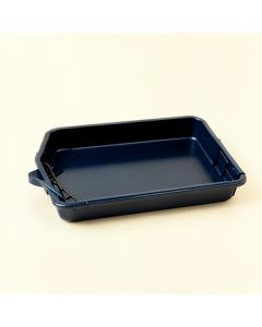 Bay Bend Empty Under-Desk Cable Tray - Navy (synthetic illustration; no displayed measurements)