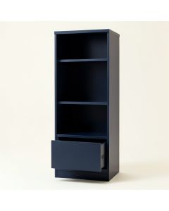 Cove Bluff Narrow Cubby Tower - Navy (synthetic illustration; no displayed measurements)