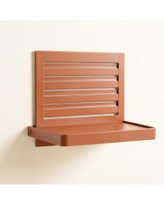 Cove Crest Wall-Mounted Entryway Organizer Shelf - Terracotta (synthetic illustration; no displayed measurements)