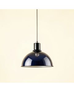 Elm Arc Pendant Light Suspended From One Plain Cable (synthetic illustration; no displayed measurements)