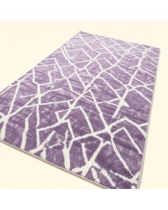 Tonto Geometric Tufted Purple/White Area Rug (synthetic illustration; no displayed measurements)