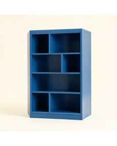 Pine Crest Freestanding Bookcase - Blue (synthetic illustration; no displayed measurements)