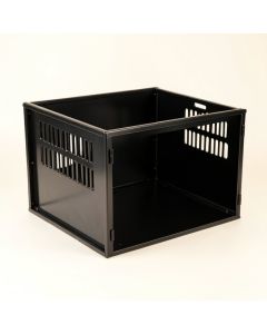 Stone Dale Empty Furniture-Style Pet Crate - Black (synthetic illustration; no displayed measurements)