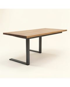 Hamm Industrial Dining Table (synthetic illustration; no displayed measurements)