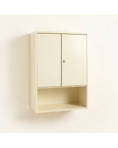 Olive Canyon Wall-Mounted Laundry Cabinet - Ivory (synthetic illustration; no displayed measurements)
