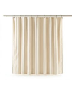 Alder Bridge Shower Curtain Hanging Flat From A Plain Rod - Cream (synthetic illustration; no displayed measurements)