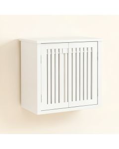 Wren Bluff Wall-Mounted Laundry Cabinet - White (synthetic illustration; no displayed measurements)