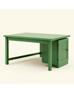 Meadow Dale Empty Workshop Workbench - Green (synthetic illustration; no displayed measurements)