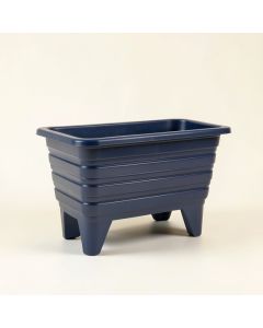 Willow Canyon Empty Raised Planter - Navy (synthetic illustration; no displayed measurements)