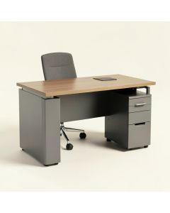 Medley Executive Desk With Chair (synthetic illustration; no displayed measurements)