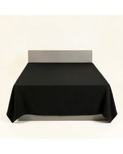Slate Brook Flat Bed Sheet - Black (synthetic illustration; no displayed measurements)