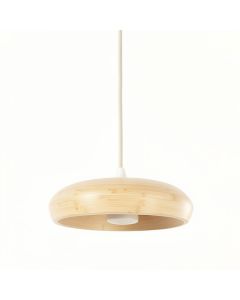 Glen Branch Pendant Light Suspended From One Plain Cable - Beige (synthetic illustration; no displayed measurements)