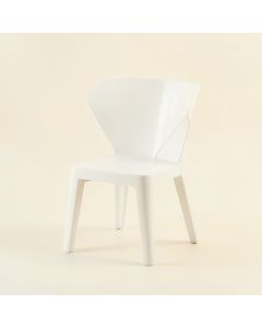 Juniper Arc Small Chair - White (synthetic illustration; no displayed measurements)