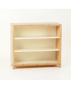 Willow Branch Low Bookcase - Cream (synthetic illustration; no displayed measurements)