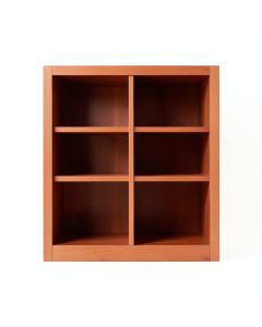 Dawn Bridge Empty Mug-Storage Cabinet Insert - Terracotta (synthetic illustration; no displayed measurements)