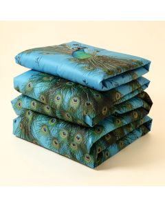 Peacock Duvet Cover Set (synthetic illustration; no displayed measurements)
