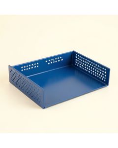 Willow Dale Empty Under-Desk Cable Tray - Blue (synthetic illustration; no displayed measurements)