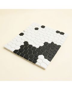 Value Series 2 '' X 2 '' Porcelain Honeycomb Mosaic Tile (synthetic illustration; no displayed measurements)