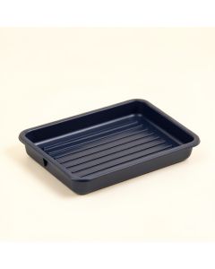 Ash Fold Empty Under-Desk Cable Tray - Navy (synthetic illustration; no displayed measurements)