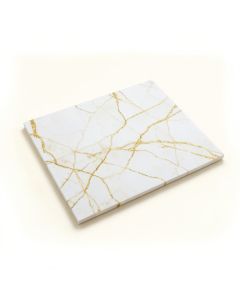 4 '' X 12 '' Porcelain Marble Look Subway Floor Use Tile (synthetic illustration; no displayed measurements)