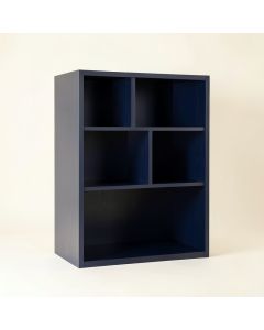 Cedar Falls Freestanding Bookcase - Navy (synthetic illustration; no displayed measurements)