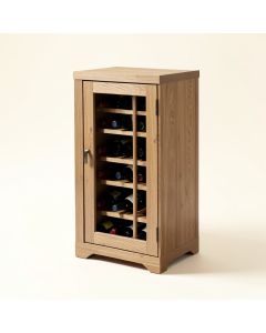 Mcdonnell 21 Bottle Floor Wine Cabinet (synthetic illustration; no displayed measurements)