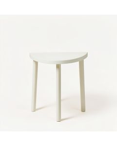 Hill Bend Compact Balcony Table - White (synthetic illustration; no displayed measurements)