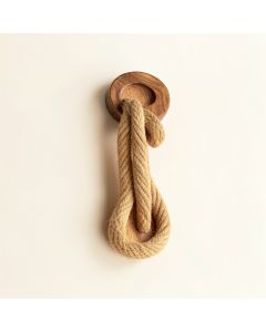 Wood Rope Anchor Wall Décor (synthetic illustration; no displayed measurements)