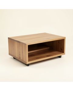 Bartron Solid Wood Coffee Table With Storage (synthetic illustration; no displayed measurements)
