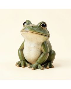 Totally Zen Frog Statue (synthetic illustration; no displayed measurements)