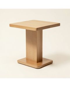 Mako Pedestal End Table (synthetic illustration; no displayed measurements)