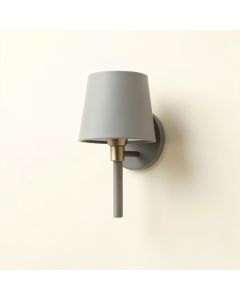 Glen Brook Wall Sconce Mounted On A Plain Wall - Gray (synthetic illustration; no displayed measurements)
