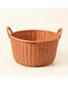 Alder Bridge Empty Storage Basket - Terracotta (synthetic illustration; no displayed measurements)