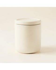 Holly Bluff Storage Canister With Lid - Ivory (synthetic illustration; no displayed measurements)