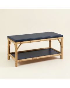 Willow Canyon Indoor Bench - Navy (synthetic illustration; no displayed measurements)