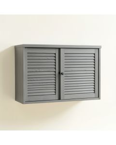 Willow Bluff Wall-Mounted Entry Cabinet - Gray (synthetic illustration; no displayed measurements)