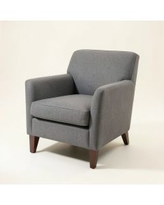 Andew Upholstered Parsons Chair In Gray (synthetic illustration; no displayed measurements)