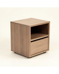 Bayview End Table With Storage (synthetic illustration; no displayed measurements)