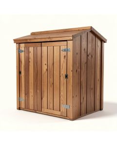 5 Ft. W X 3 Ft. D Solid Wood Lean-To Tool Shed (synthetic illustration; no displayed measurements)
